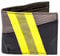 Roter Hahn 112 Feuerwehr Geldbörse/Navy HuPf/Portemonnaie Geldtasche Portjuchhe Brieftasche Geldbeutel / 125 x 95 x 20 mm/Original gebrauchte Feuerwehrkleidung