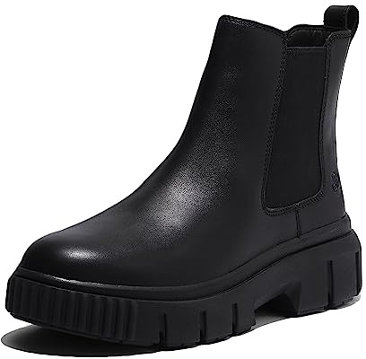 Timberland Greyfield Chelsea Stiefelette Black Full Grain 8.5