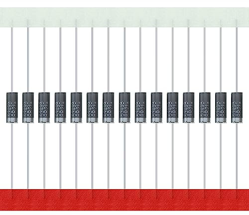 AUKENIEN 1N5349B 1N5349 5W 12V Diode Zener de Puissance 5 Watt 12 Volt Diodes Axiales T-18 (CASE17-02) (lot de 20 Pièces)