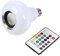 Joyzan Bombilla Música Bluetooth LED, E27 12W LED RGB De Altavoz Lámpara Luz Reproducción Inalámbrica Multicolor Control Remoto Cambio Iluminación Inteligente Para Fiesta Bar Casa Rel con Base