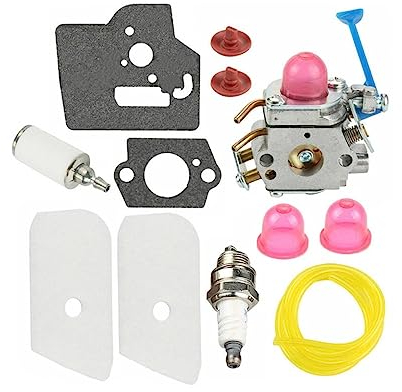 ENPAP Für Husqvarna 545081848 C1Q-W40A 128C 128CD 128L 128LD 128LDX 128R Dichtungen Filter Zündkerze Öl Rohr Rückschlagventile Vergaser