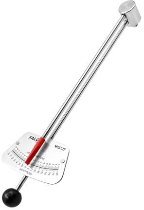 FALOSI Chiave dinamometrica da 1/4, 0-80 pollici/libbra e chiave dinamometrica da 0-9 Newton/metro, marcature ad alta visibilità per una facile lettura