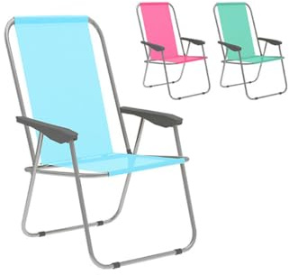 Marbueno Gepolsterte Campingstuhl 59 x 83 x 51 cm
