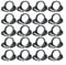 URPIZY 20PCS Heavy Duty Black Nylon Hose Clamps, 16mm/20mm Plastic Snap Ratcheting Clamps Assortment Kit for Irrigation Garden Hose Pipe(φ16mm)