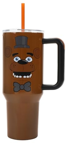 Bioworld Five Nights at Freddy's Freddy Fazbear 40 Oz Stainless Steel Tumbler