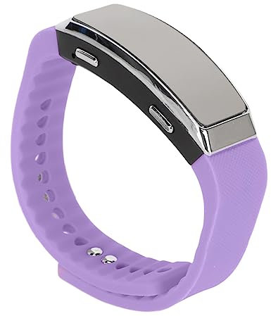 Annadue Orologio con Registratore Vocale Bracciale Ad Attivazione Vocale con Riduzione del Rumore HD con Timestamp per Interviste di Riunioni (PURPLE)