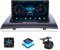 4+64GB Android Autoradio für BMW X3 E83 2004-2012, 9 Zoll Bildschirm Doppel Din Radio mit Navi Carplay Wireless Android Auto HiFi FM DSP WiFi Bluetooth und USB+Rückfahrkamera