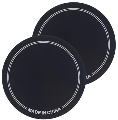 Solinder Bass Drum Patch 2 Pack Single Pedal Drumhead Patches Verschleißfeste Aufkleber Selbstklebende Drumhead Patch ors 4,3 Zoll Drum ive Pad für Bass Drum und Percussion Zubehör