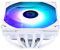 TR-AXP120-X67 White ARGB Low Profile CPU Air Cooler with Quite 120mm TL-C12015W-S PWM Fan, 6 Heat Pipes, 67mm Height, for AMD AM4 AM5/Intel LGA 1700/1150/1151/1155/1200/2011/2066/1851