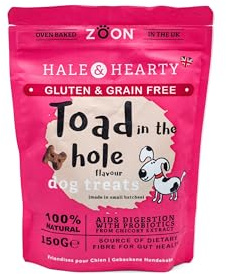 Zoon Hale & Hearty Gluten and Grain Free Toad in the Hole Dog Treats - 150g