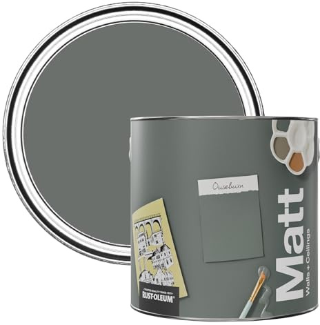 Rust-Oleum Matt Emulsion Wall Paint - Ouseburn 2.5 litre
