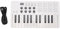 Vvikizy 25 Tastiera Tastiera di Tastiera MIDI con 8 Manopole BT MIDI Tastiera con 8 Tamburi Retroilluminati RGB 2 Touch Strips per la Produzione Musicale con sistemico Operativo per PC