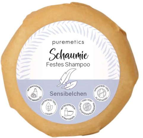 puremetics Festes Shampoo, Sensibelchen, 60g