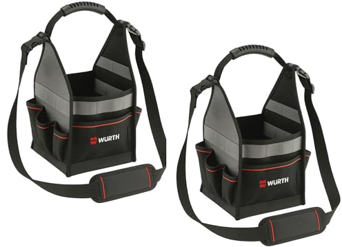 2 x Würth Werkzeug Installationstasche Elektrikertasche LBH 220x220x420 mm ohne Metallteile