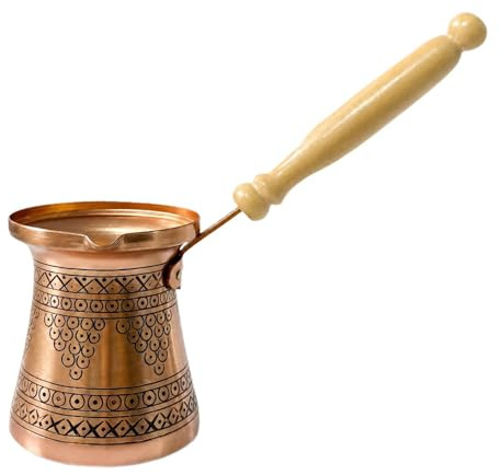 Amagogo Stoves Maker Household Pouring Turkish Coffee Pot for Home, Copper