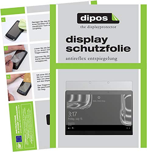 dipos I 2x Screen Protector matte compatible with Porsche Design Book One 13,3 inch Protection Films