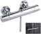 Robinet thermostatique de douche sortie haute et basse Moderne Rond