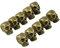 Sharplace 10x 3D Schädel Anhänger Charm Bronze für Schmuck Herstellen,Basteln