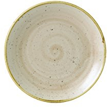 Churchill Stonecast -Coupe Plate Teller- Durchmesser: Ø16,5cm, Farbe wählbar (Nutmeg Cream)
