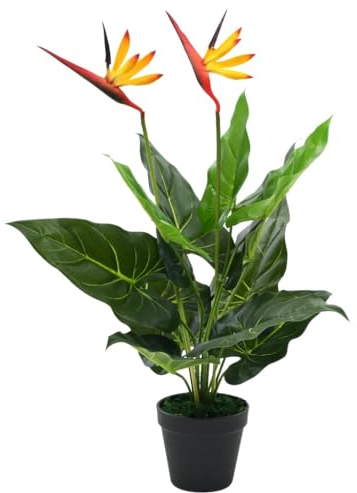 vidaXL Pianta Artificiale Strelitzia Regina Uccello Paradiso 66cm Pianta Finta