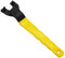 Dapetz ® 10-47mm Angle Grinder Adjustable Angle Grinder Key Pin Spanner Detachable Iron Non Slip Plastic Handle Pin C Shaped Wrench Y Type Yellow Black