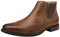 Jamron Uomo Vera Pelle Occidentale Vintage Chelsea Stivali Cerniera Lampo Stivaletti Marrone SN01752 EU44.5