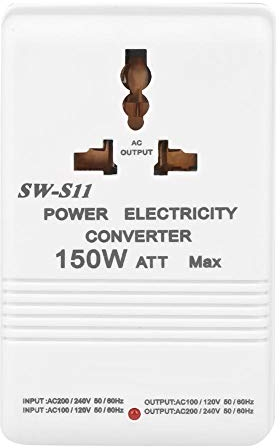 SW-S11 150W Aufwärts und Abwärtsspannungswandler Doppeltransformator 220V bis 110V / 110V bis 220V CN Stecker