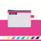 Leitz WOW Reise Zip-Beutel, durchsichtig, Ideal zur Organisation auf Reisen, Wasserabweisend, Klein, 14 x 10,5 cm, Pink, 40240023