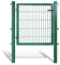Gartentor für Stabmattenzaun, HxB: 100x100 cm, RAL 6005 grün - 200x50 mm Maschung - inkl. 60x40 mm Pfosten & Befestigungsmaterial - Schlüssel in dreifacher Ausführung