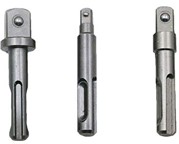 1/4 3/8 1/2 cromo vanadio SDS Plus vástago destornillador llave cuadrada adaptador extensión para destornillador
