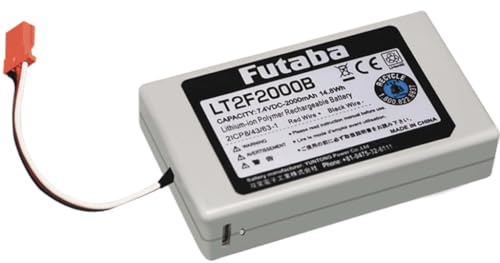 FUTABA Senderakku LiPo 7,4V 2000mAh mit BMS und integrierter USB-Ladebuche - für T16iZ, T10PX