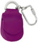 MANAGE Schlüsselanhänger Leder Rosa für Münzen Schlüssel Schlüsselring Karabiner - Keychain Autoschlüsselanhänger klein Echtleder Damen Herren mini kleingeldbörse (Rosa)