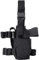 Goldmiky Beinholster Pistolenholster, Einstellbare Tactical Airsoft Pistol Drop Bein Holster Tasche, Oberschenkel Tiefziehholster taktisch für rechtes Bein zum Jagdschießen Camping (Schwarz Linke)