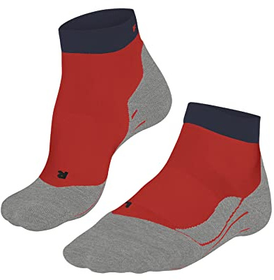 FALKE Herren Laufsocken RU4 Endurance Short M SSO Baumwolle Funktionsmaterial antiblasen 1 Paar, Orange (Tangerine 8097), 39-41