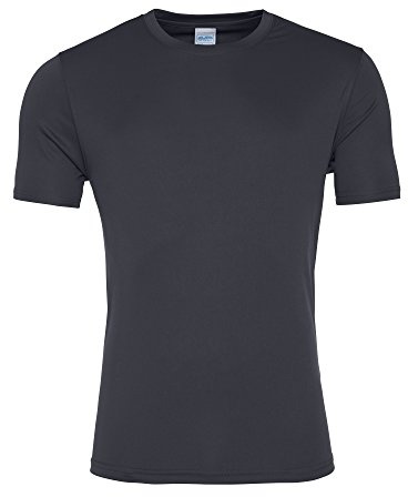 AWDis Just Cool JC020 Cool Smooth T-Shirt - Charcoal - L