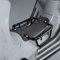 Fayedenicy Mittelfußpedal Gepäckträger für Vespa Sprint 50/125 (2014-2022), Sprint 150 (2016-2018), Primavera Spring 50/125/150 (2014-2022) - Schwarz