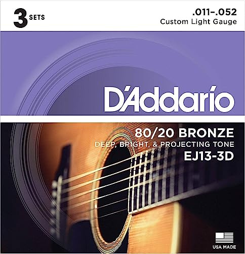 D'addario 80/20 EJ13-3D 11-52
