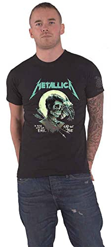 Metallica T Shirt Sad But True Poster Band Logo Nue offiziell Unisex Schwarz XL