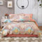 SAPHREAS Rosa Bohemian Bettwäsche 200x220 cm 3teilig Boho Böhmisch Bettwäsche Sets mit Reißverschluss 1 Bettbezug 200x220 cm und 2 Kissenbezug 80x80 cm