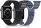 UpNeioco 2 Stück Nylon Loop Armband Kompatibel mit Apple Watch 44mm 45mm 42mm 49mm-Sport Klettverschluss Armband Herren Damen, Stoff Geflochtenes Ersatz Band für iWatch Series 9 SE 8 7 6 5 4 3 2 Ultra