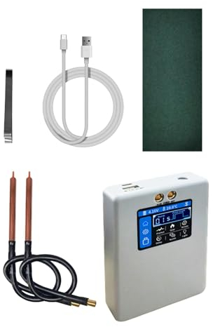 Harilla Akku-Punktschweißgerät, kleine Punktschweißausrüstung, multifunktionales Mini-Schweißwerkzeug, LCD-Display, tragbares Punktschweißgerät