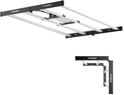 VIVOSUN VSFL4300 Bar LED Grow Light, 430W 4 Bars Plant Grow Lamp, Foldable & Dimmable, Full Spectrum with UR/FR Light for Indoor Plants