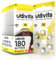 180 Batterie Per Apparecchi Acustici Udivita Misura 10 Pile Zinco Aria Senza Mercurio - 30 Blister da 6 Pile