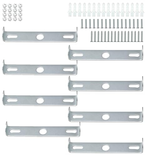 TIANLIN Deckenhalterung Lampe, 8 Stück 105 mm Lampenhalterung, Deckenleuchte Halterung mit Schrauben, die Im Schlafzimmer, in der Küche, Im Bekleidungsgeschäft und Im Milchteeladen Verwendet