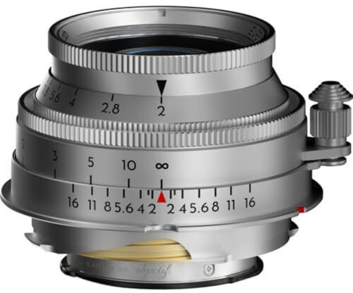 Thypoch Eureka Objectif 50 mm f/2 pour Leica M, aluminium