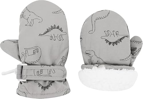 LQTSLFM Winterhandschuhe Kinder, Skihandschuhe Kinder, Kinder Fäustlinge Winddicht Warme, Wollfutter Wasserdicht Handschuhe Kinder für 2~4 Jahre Jungen Mädchen Outdoor, 16 x 9 x 2 cm