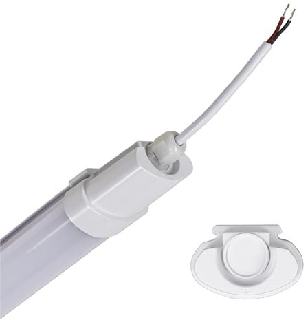 Proventa LED Feuchtraumleuchte Unterbauleuchte 18W 1900 Lumen 4000K neutralweiß IP65 120cm - 1-Pack