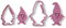 Betty Bossi - Plätzchen-Ausstecher Wichtel-Set 32151 – 3-teiliges Set für festliche Wichtel-Plätzchen – Ideal für Weihnachten, Zuckerguss-Dekoration und Plätzchenbacken