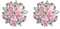aaSccex Silver Earrings For Women Hoops Flat Back Earrings Diamond Cubic Zirconia Stud Silver Dangling Sterling Stud Hypoallergenic Girls Women’S Jewellery