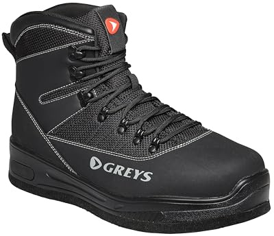 Greys Tital Wathosenstiefel mit Filzsohle | Robuste Wathosenstiefel Für Fluss-, See- & Küstenangeln | Sandwich-Abflusssystem | Salzwasserresistente Ösen | Mehrere Größen